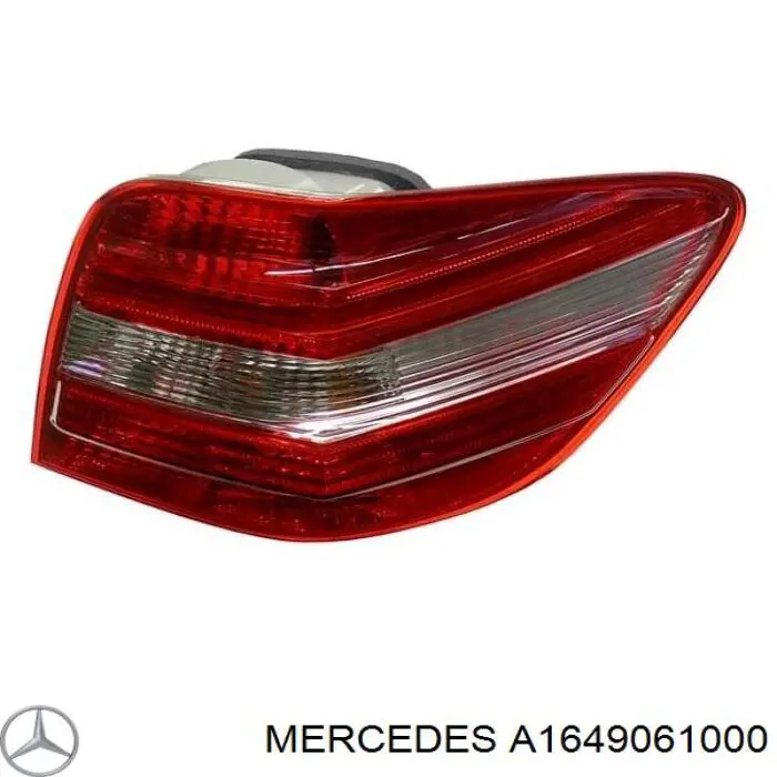 A1649061000 Mercedes lanterna traseira direita