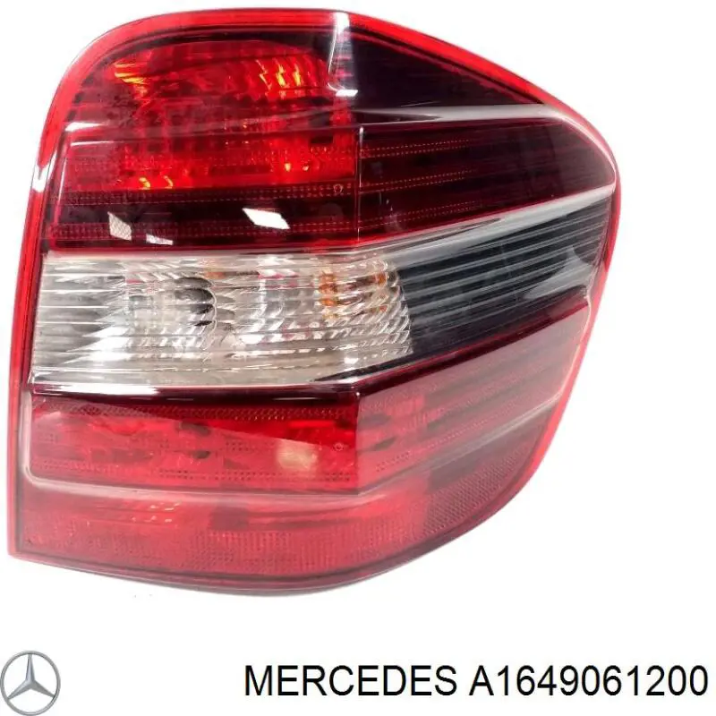 A1649061200 Mercedes lanterna traseira direita