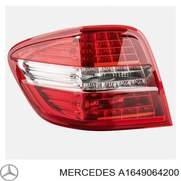 Фонарь задний левый 1649064200 Mercedes