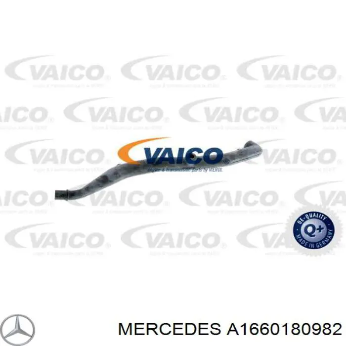 Купить A1660180982 Mercedes Трубка картера воздушная