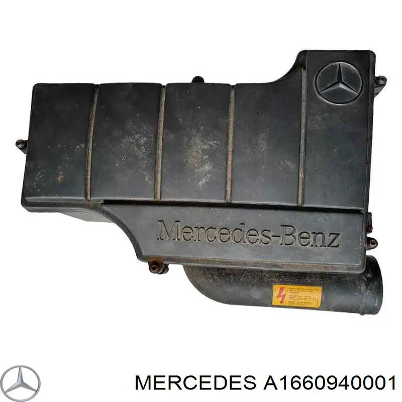 Коробка фильтра на Mercedes A (W168)