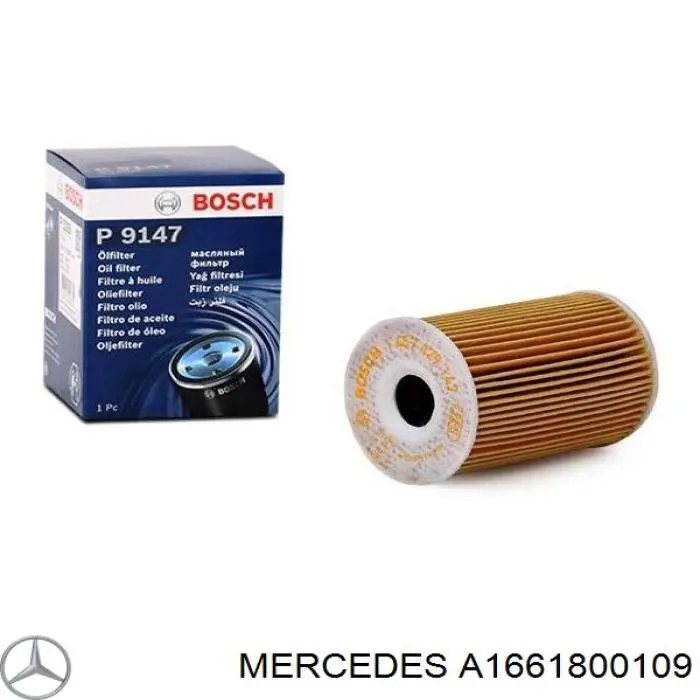 A1661800109 Mercedes масляный фильтр