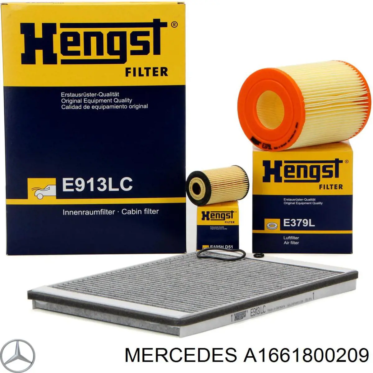 A1661800209 Mercedes масляный фильтр
