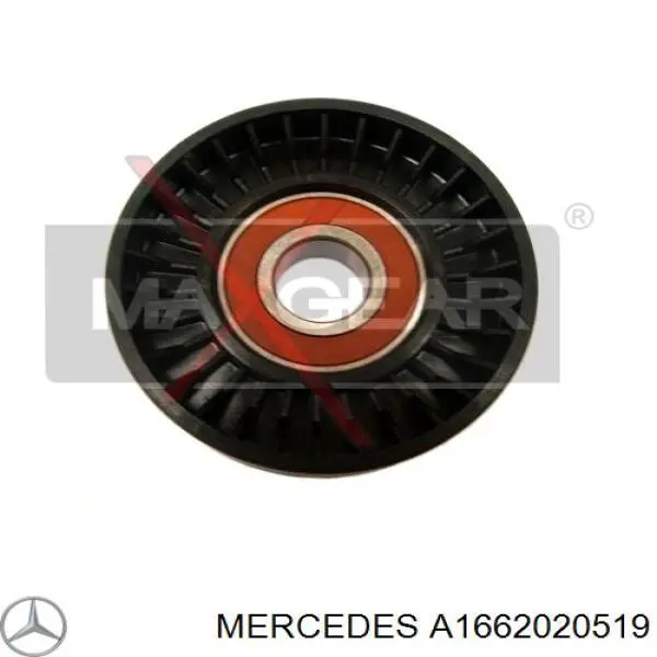 Натяжной ролик Mercedes A1662020519 цена, от 9.93 USD