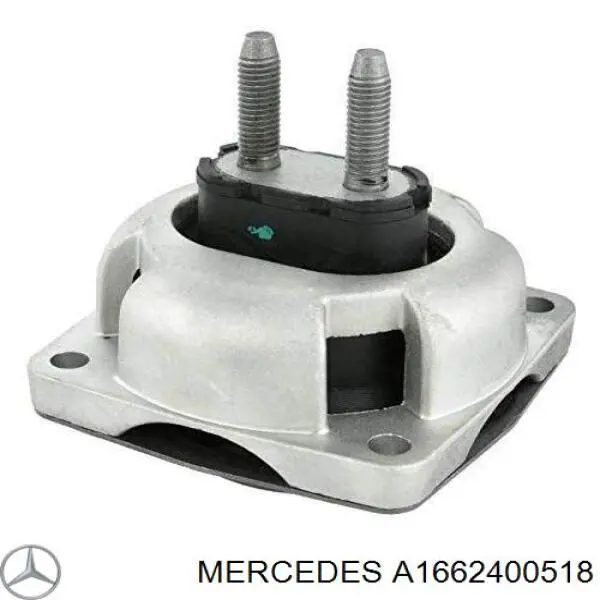 Подушка трансмиссии (опора коробки передач) Mercedes A1662400518