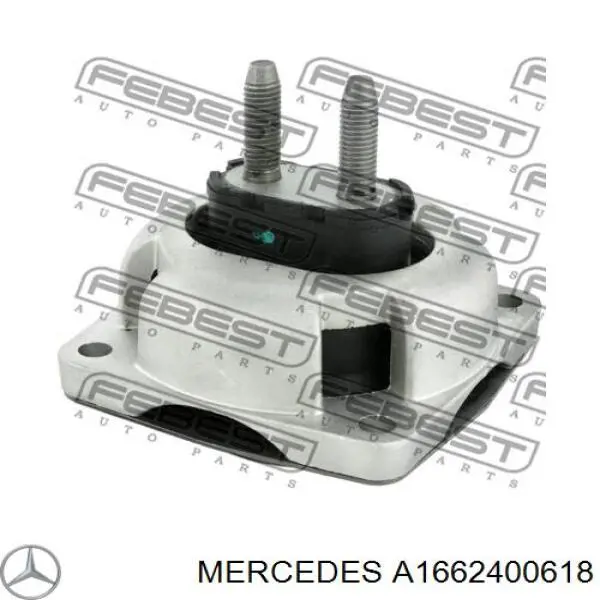 Подушка трансмиссии (опора коробки передач) Mercedes A1662400618