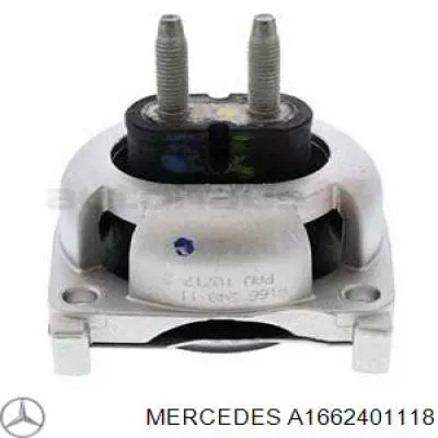 Подушка трансмиссии (опора коробки передач) Mercedes A1662401118