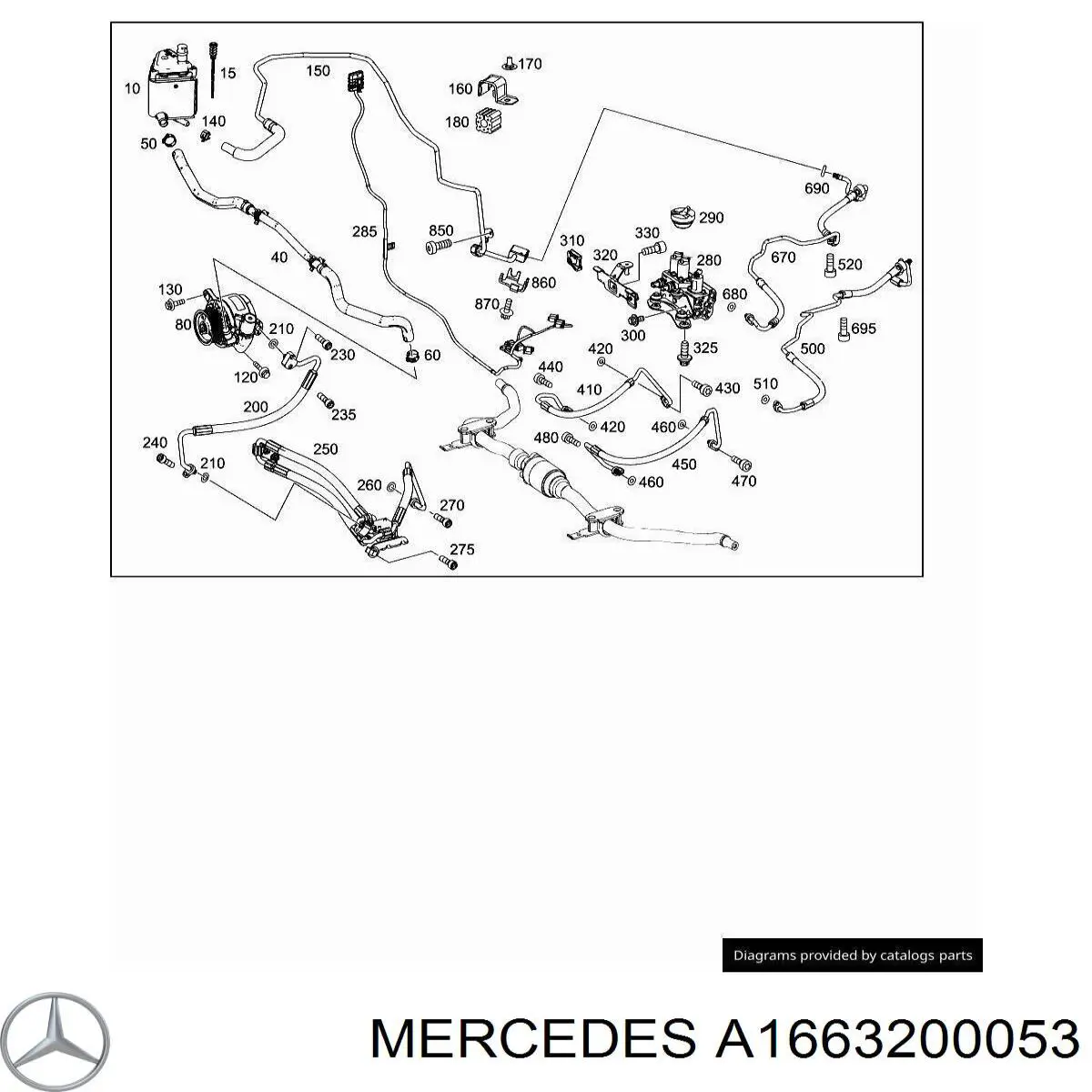 A1663201553 Mercedes 