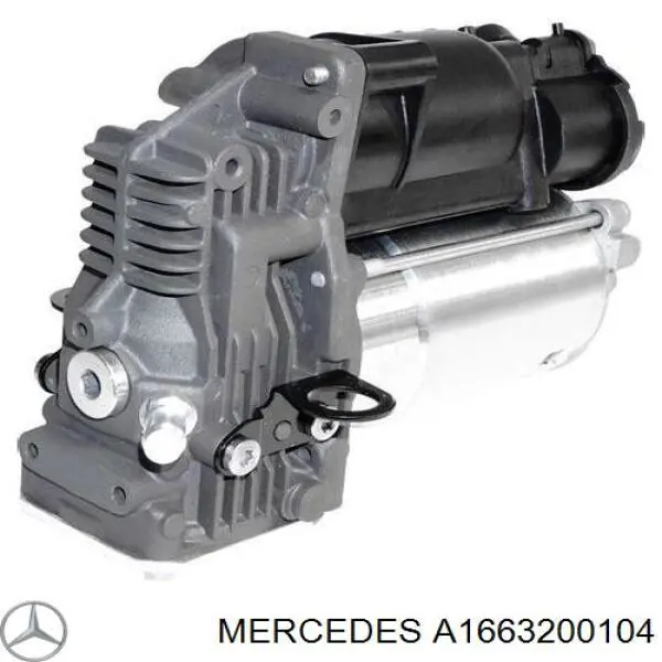 Компрессор пневмоподкачки (амортизаторов) A1663200104 Mercedes