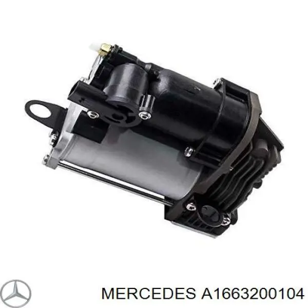 Компрессор пневмоподвески Mercedes A1663200104 цена, от 280.47 USD