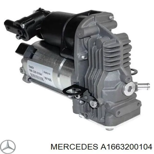 Купить A1663200104 Mercedes Компрессор пневмоподкачки (амортизаторов)