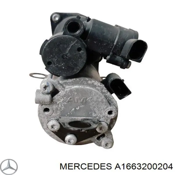 Компрессор пневмоподкачки (амортизаторов) Mercedes A1663200204