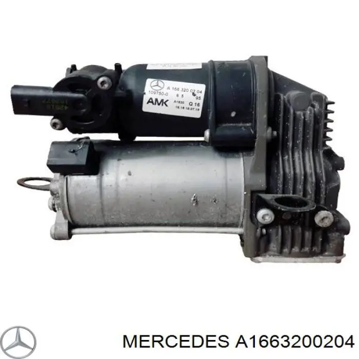 Купить A1663200204 Mercedes Компрессор пневмоподкачки (амортизаторов)