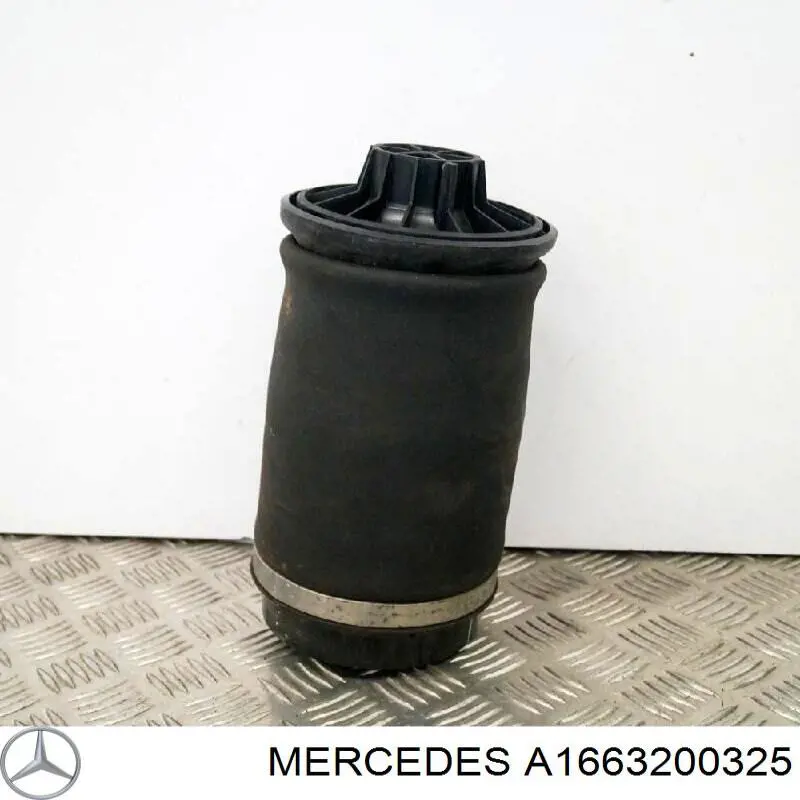Купить A1663200325 Mercedes Пневмоподушка (пневморессора) моста заднего