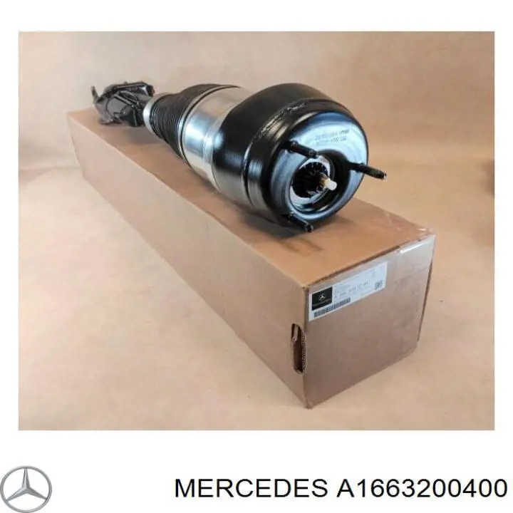 A1663200400 Mercedes amortecedor dianteiro direito