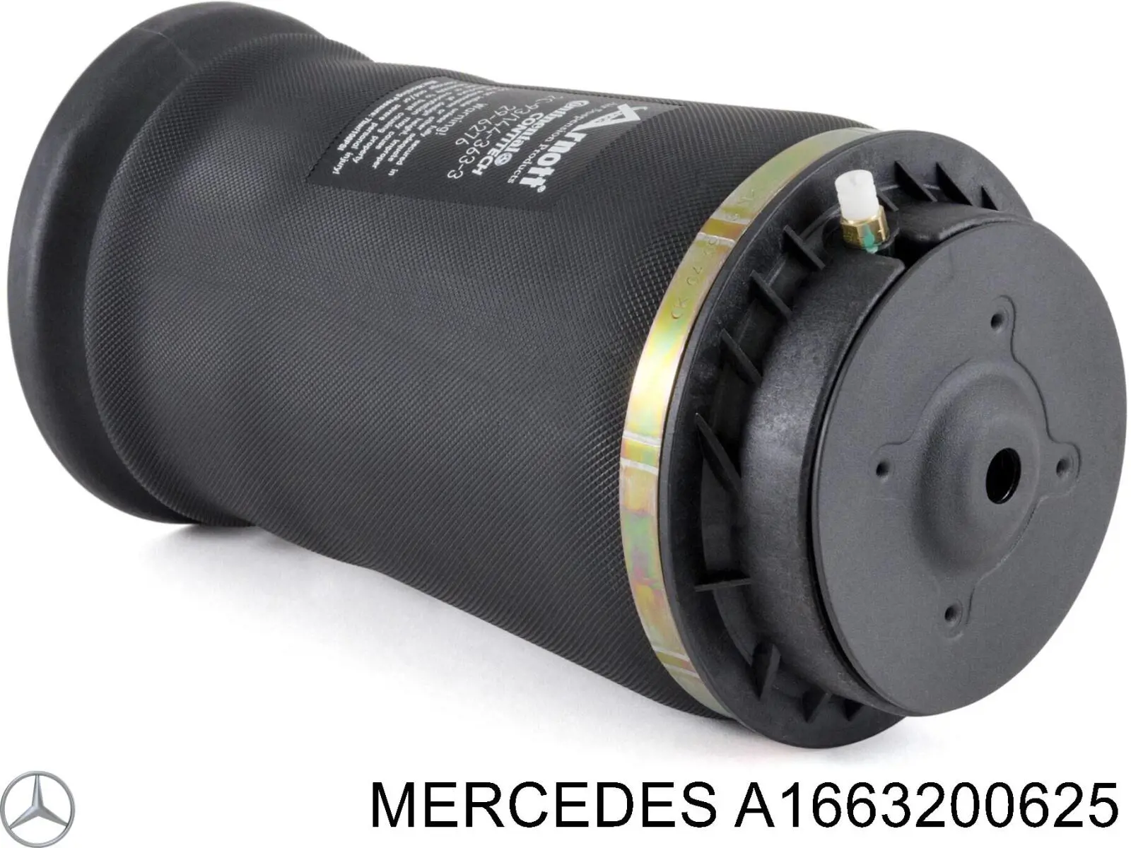 Пневмоподушка/пневморессора моста заднего Mercedes A1663200625 цена, от 240.71 USD