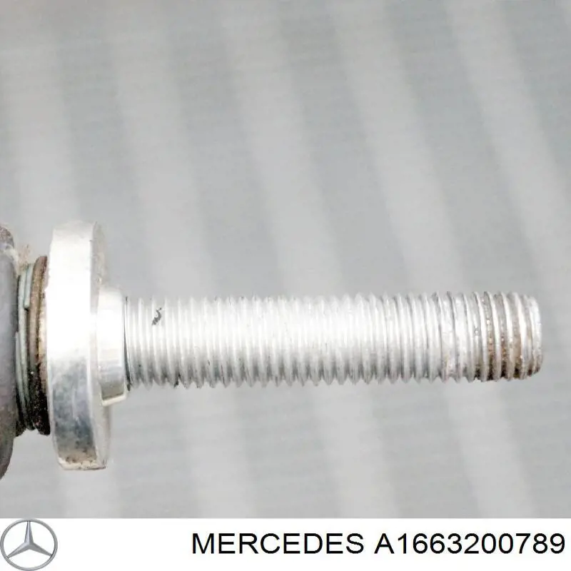 Стойка стабилизатора, переднего, левая Mercedes A1663200789