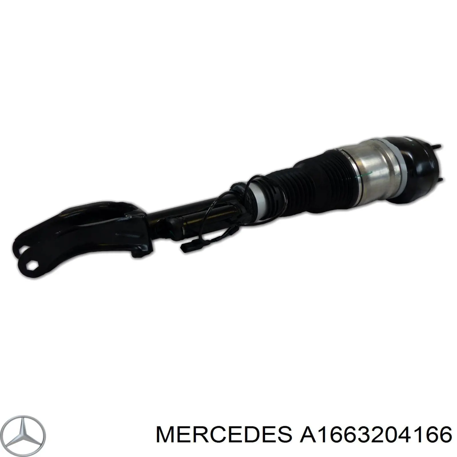 Купить A1663204166 Mercedes Пневмоподушка/пневморессора моста
