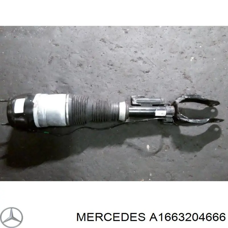 A1663204666 Mercedes amortecedor dianteiro direito