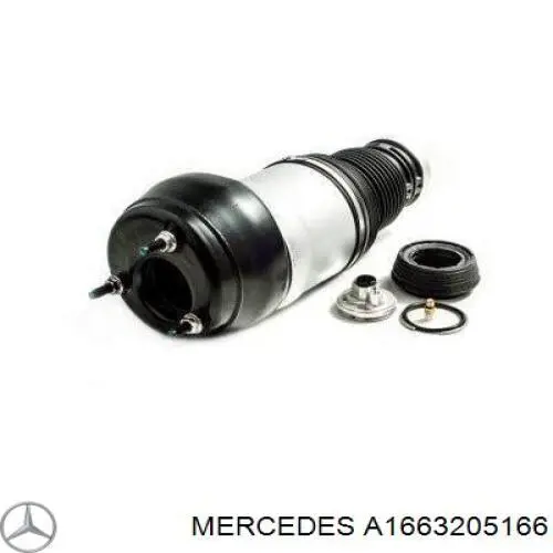 Стойка передняя левая Mercedes A1663205166