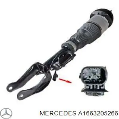 Купить A1663205266 Mercedes Амортизатор подвески передний правый