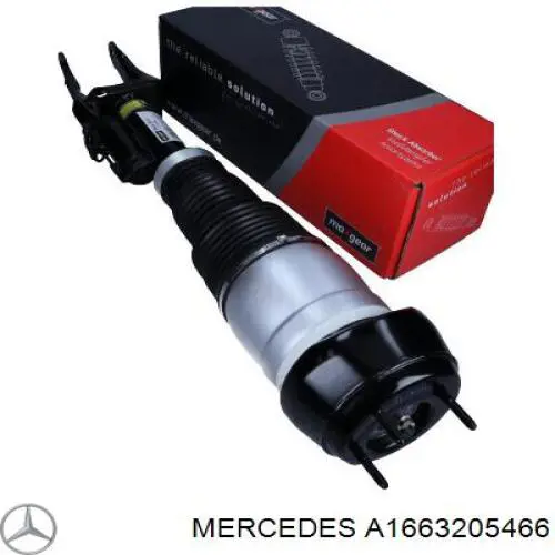 166320546680 Mercedes amortecedor dianteiro direito