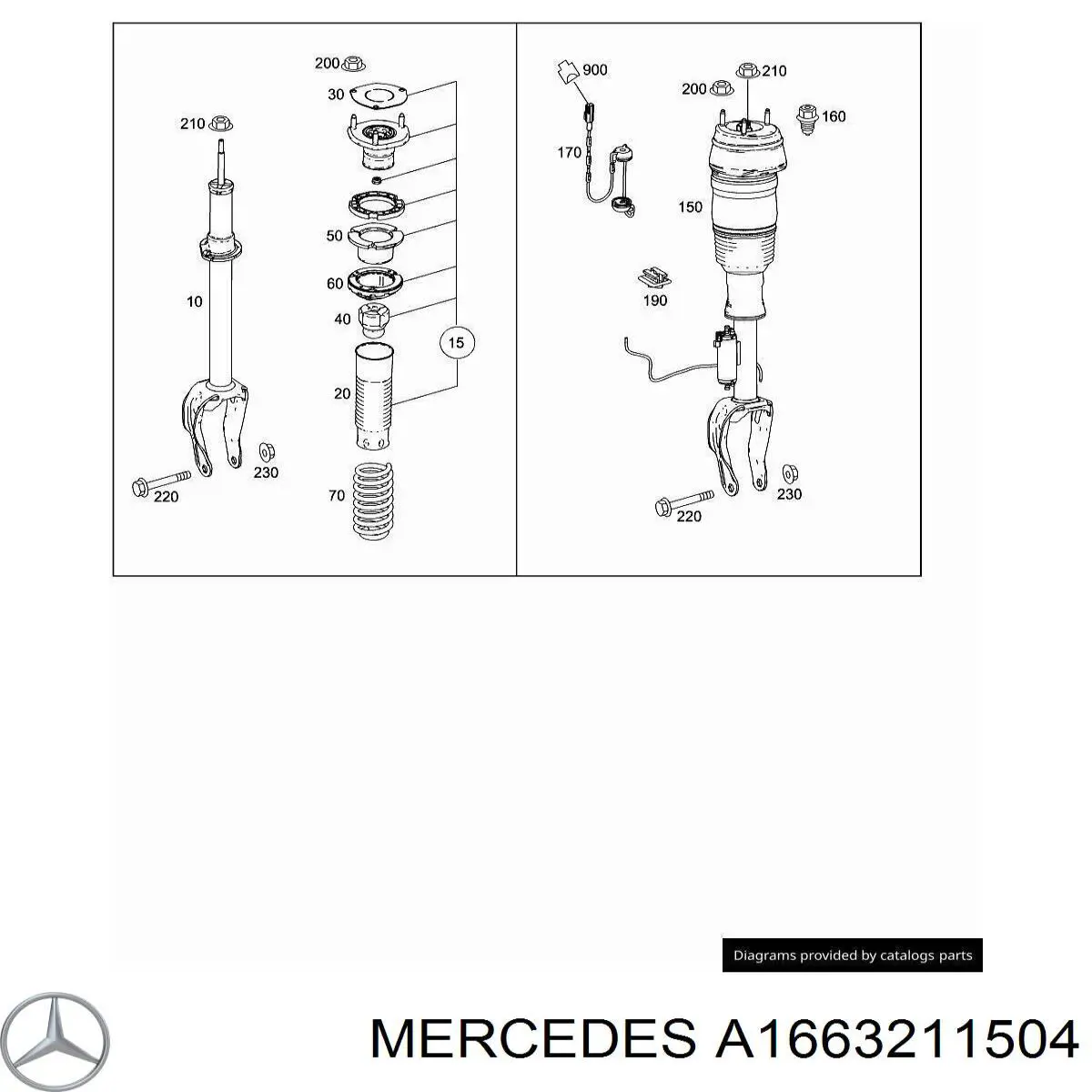 A1663211504 Mercedes 