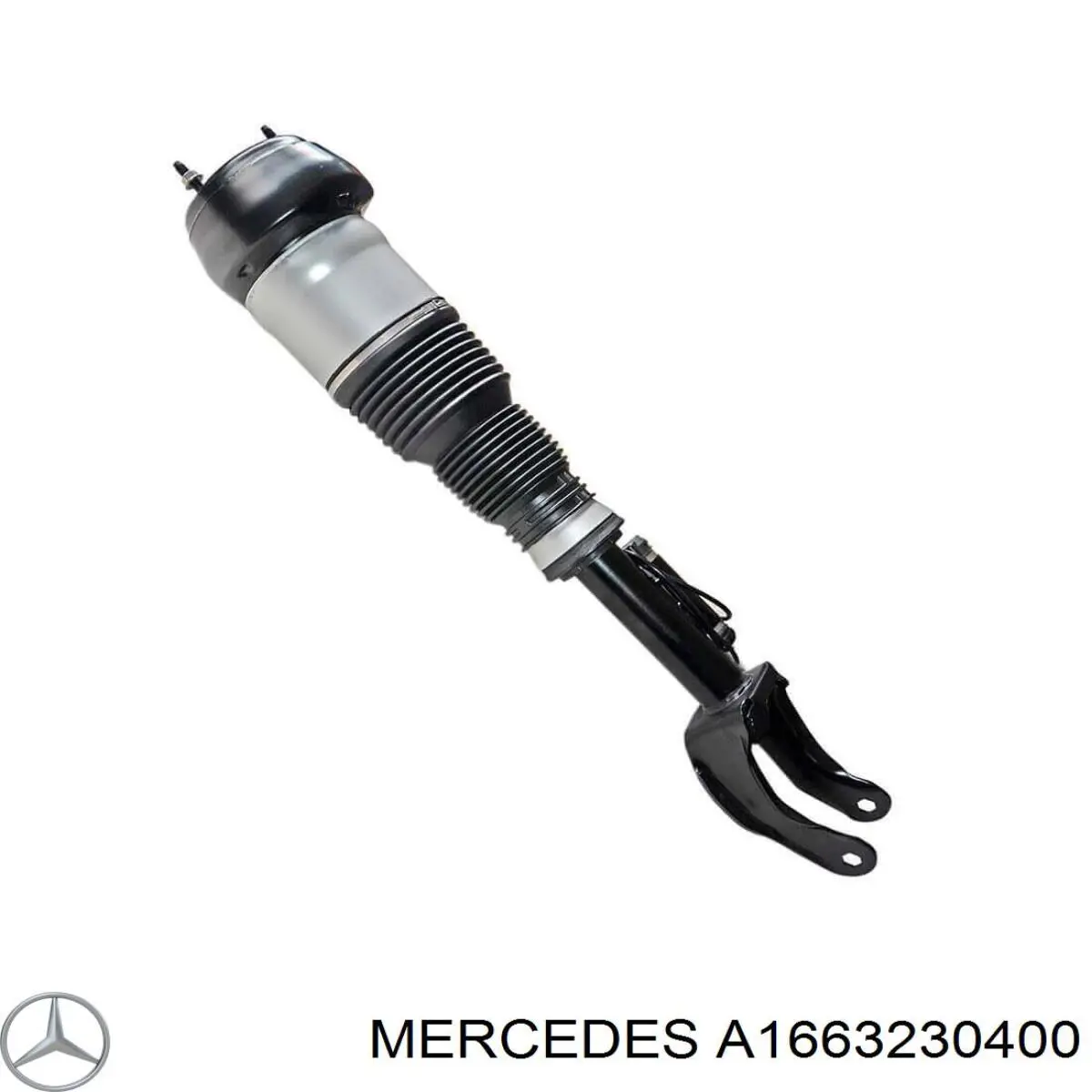 1663230400 Mercedes Пневмоподушка (пневморессора) моста переднего