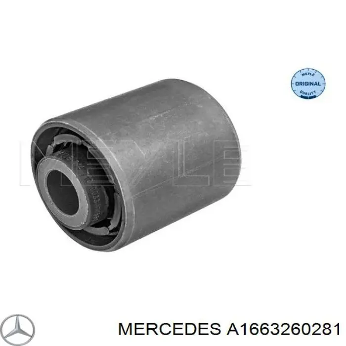 Полиуретановый сайлентблок заднего нижнего рычага Mercedes A1663260281 цена, от 41.68 USD