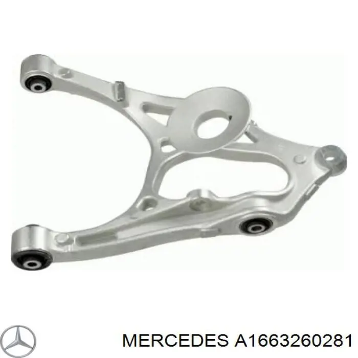 Купить A1663260281 Mercedes Сайлентблок заднего нижнего рычага