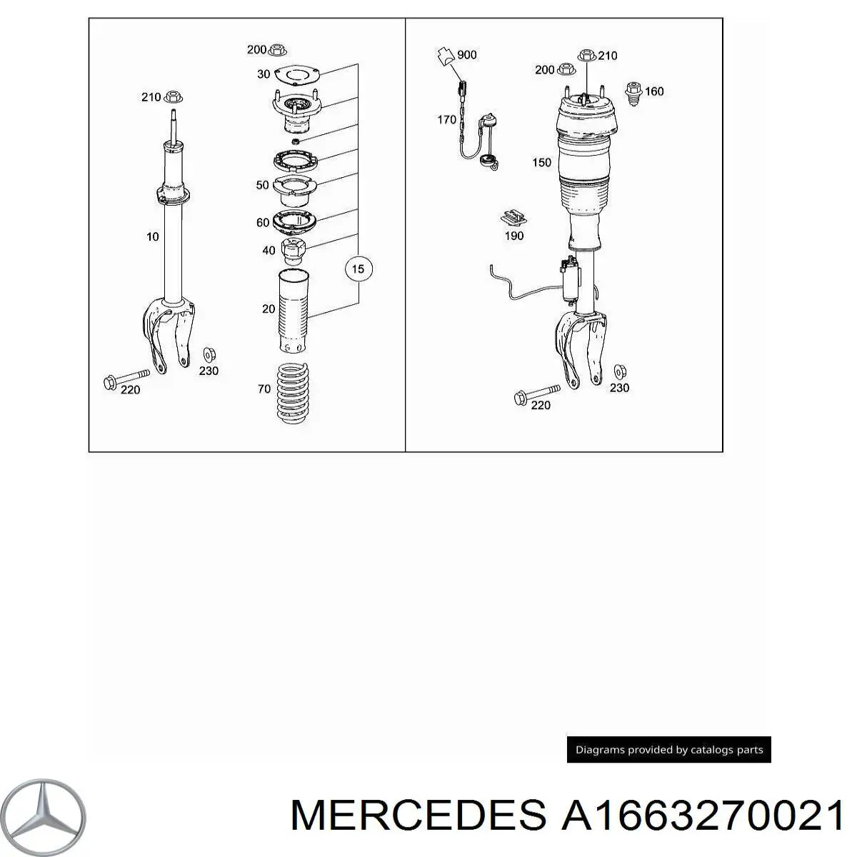 A1663270021 Mercedes 