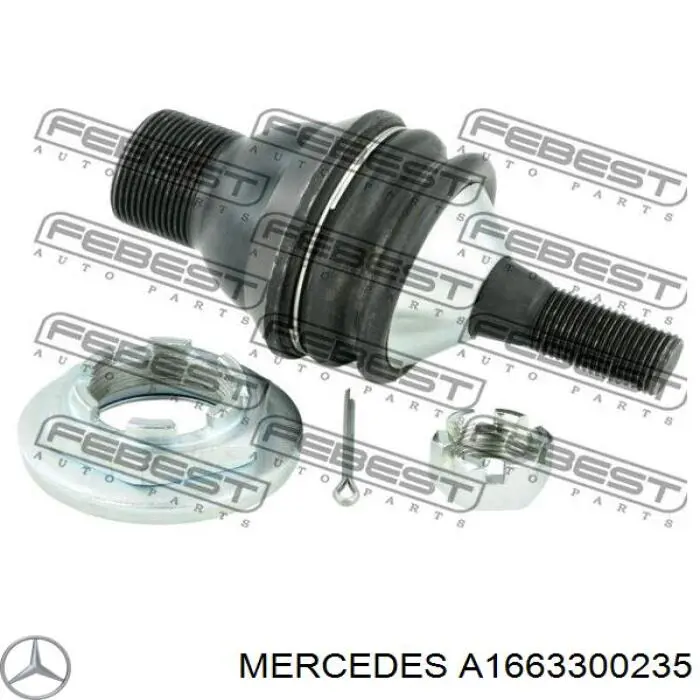 Шаровая опора нижняя Mercedes A1663300235