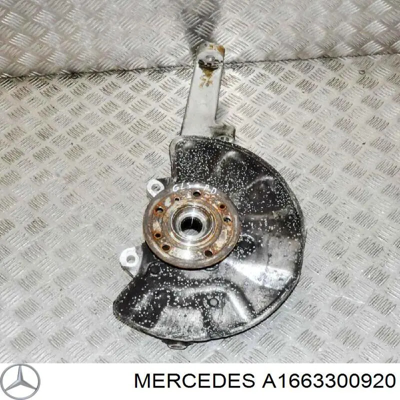 Кулак поворотный передний левый Mercedes A1663300920