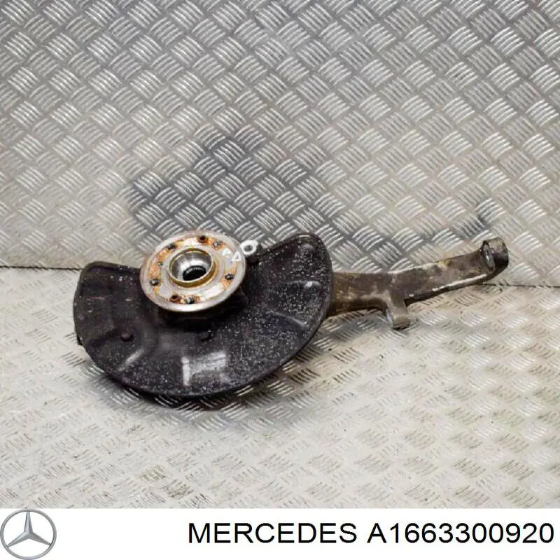 Купить A1663300920 Mercedes Цапфа поворотная левая