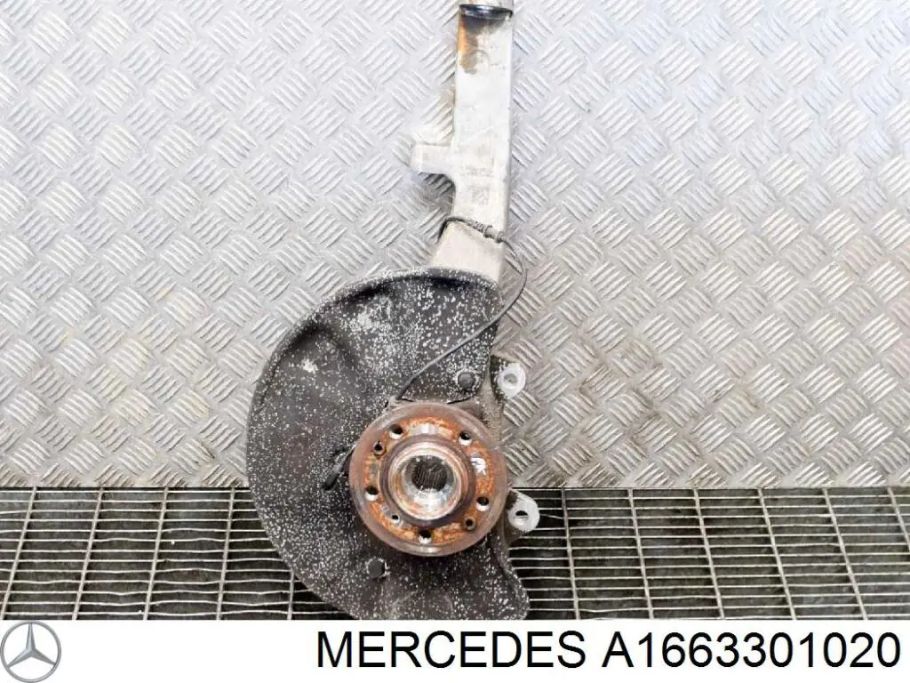 Купить A1663301020 Mercedes Ось передняя и поворотные кулаки