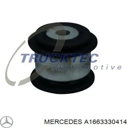 A1663330414 Mercedes bloco silencioso dianteiro do braço oscilante inferior