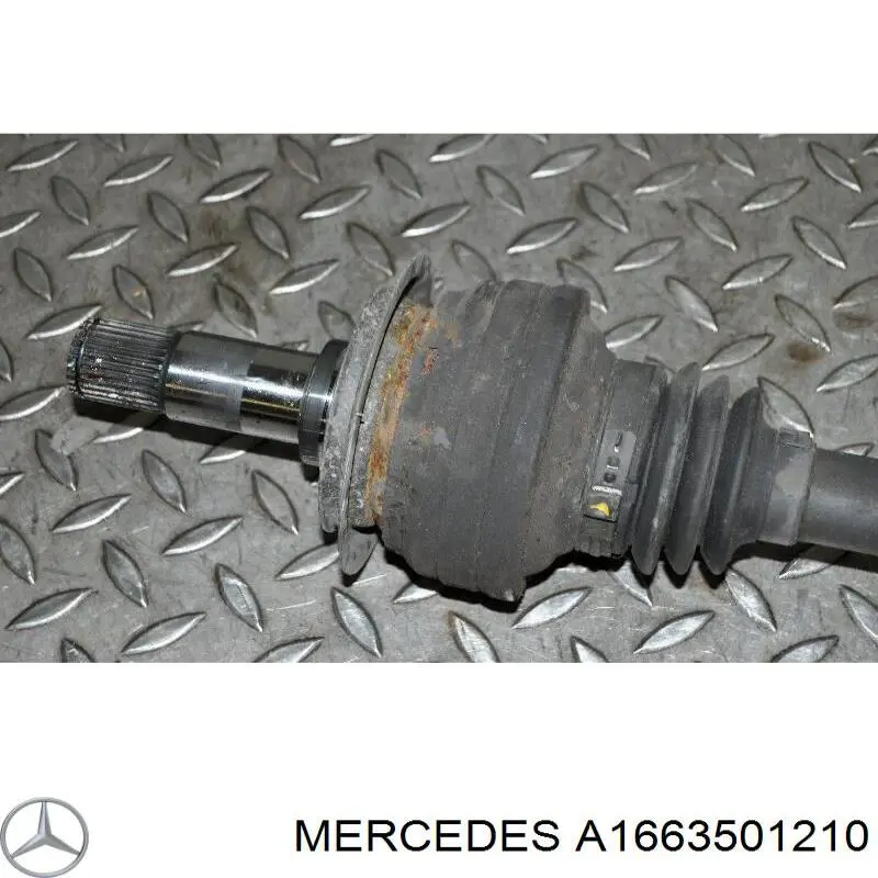Купить A1663501210 Mercedes Полуось задняя левая