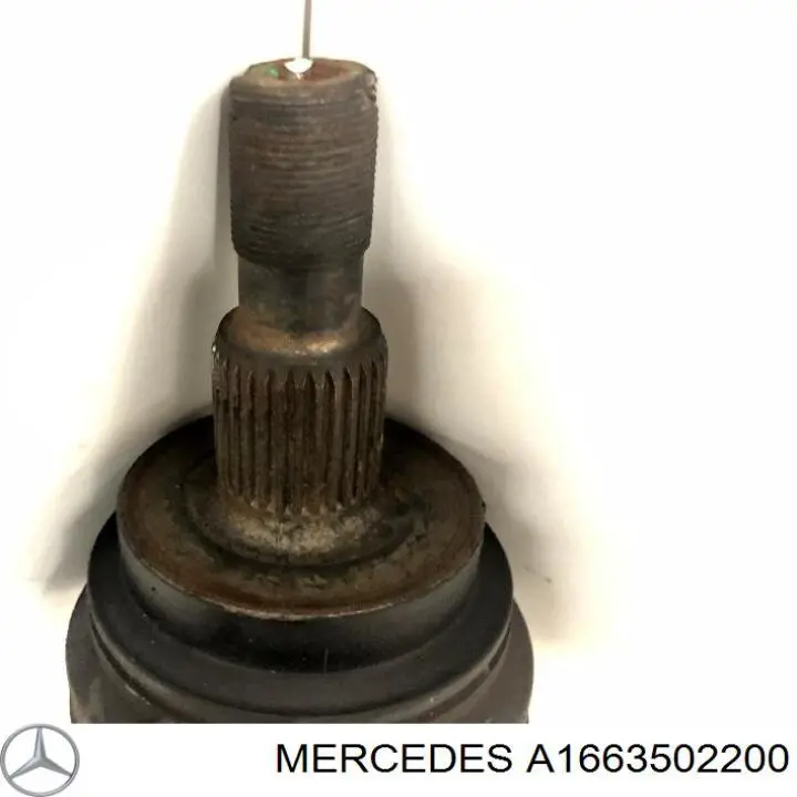 Полуось задняя левая Mercedes A1663502200 цена, от 175.23 USD