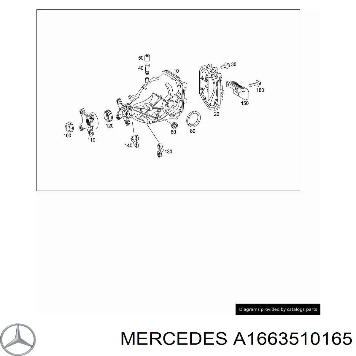  Mercedes A1663510165 цена, от 10.14 USD