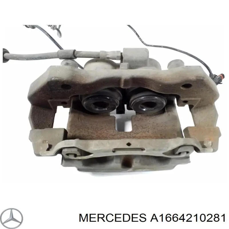 Купить A1664210281 Mercedes Суппорт тормозной передний правый