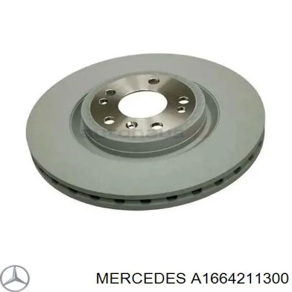 Диск тормозной передний Mercedes A1664211300