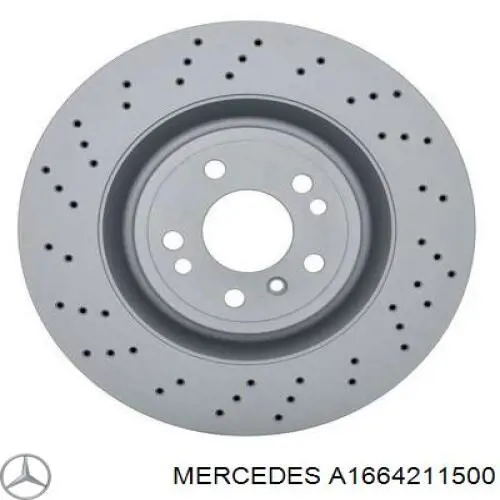 Тормоз дисковый передний Mercedes A1664211500 цена, от 122.91 USD