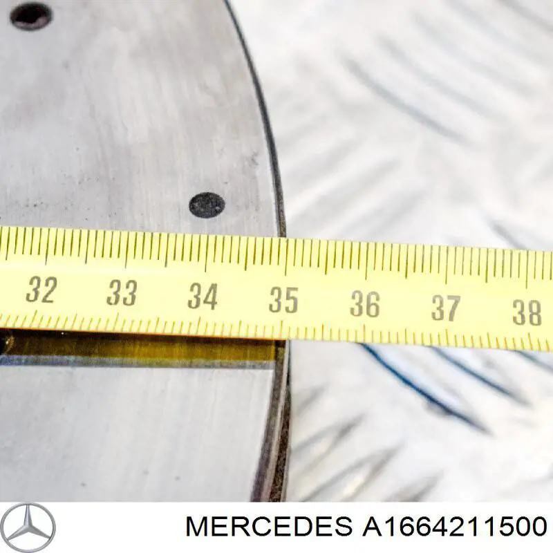 Тормоз дисковый передний Mercedes A1664211500 цена, от 122.91 USD