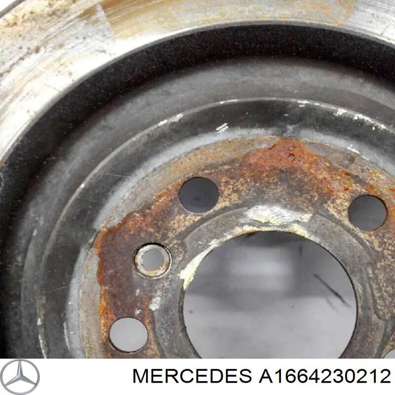 Купить A1664230212 Mercedes Диск тормозной задний