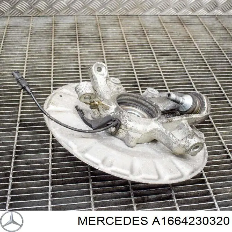 Купить A1664230320 Mercedes Защита тормозного диска заднего, левая