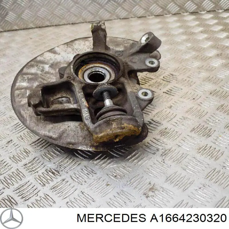 A1664230320 Mercedes Пыльник тормозного диска заднего левый