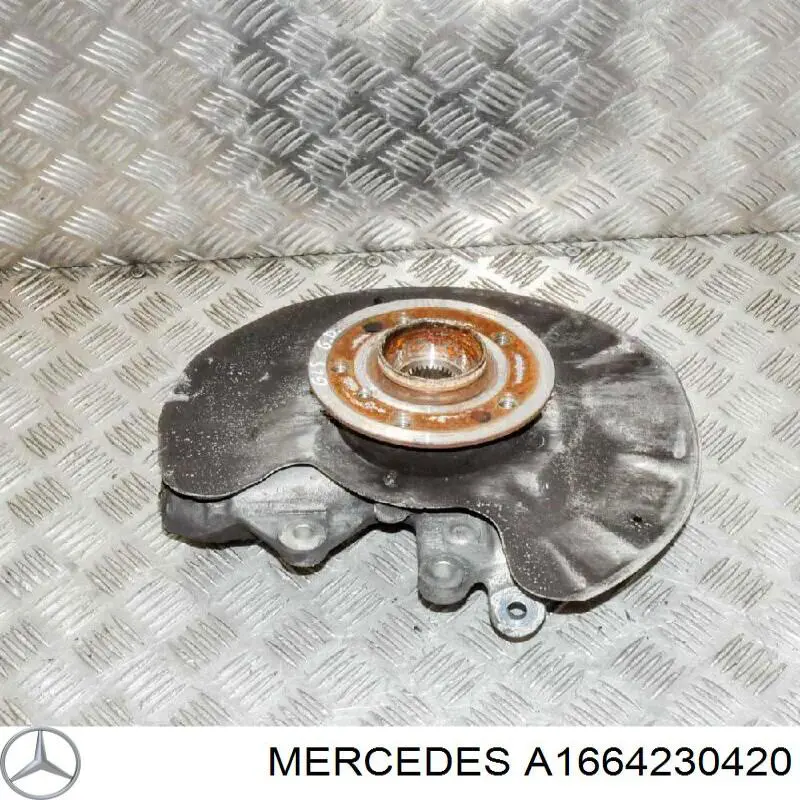 Купить A1664230420 Mercedes Защита тормозного диска заднего, правая