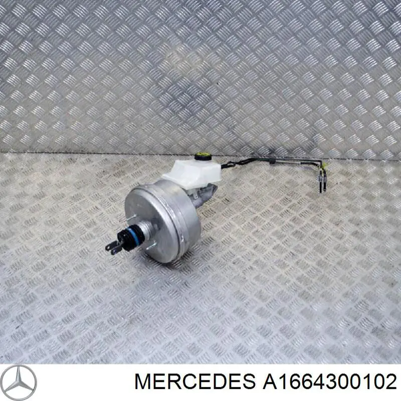 Бачок главного тормозного цилиндра (тормозной жидкости) Mercedes A1664300102
