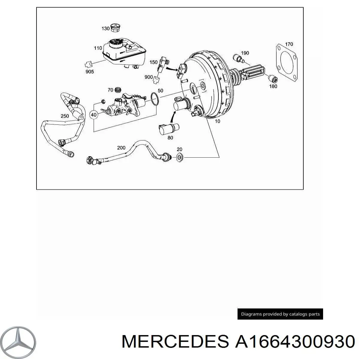 A1664300930 Mercedes 