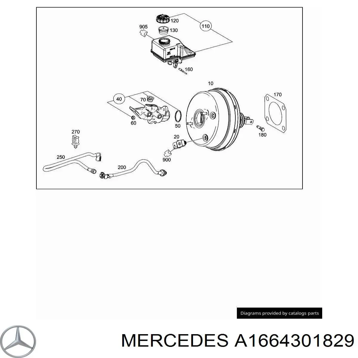 A1664301829 Mercedes 